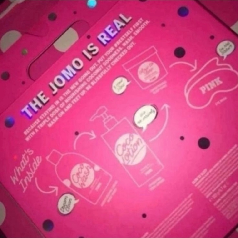 New PINK Victoria's Secret Coco Wash and Lotion Set with Pink Sleep Mask - Picture 3 of 3